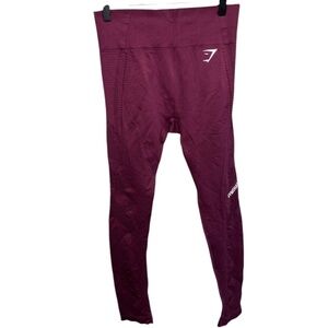 Gymshark Dry Moisture Management Perforated leggings Size XS Purple‎